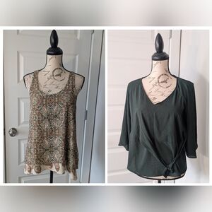 Small 2 Top Bunldle Jenifer Lopez & Karen Kane Tops